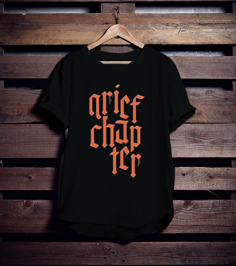 Grief Chapter Gothic Drip Text T-Shirt