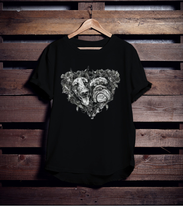 Hounds Of Love Dog Heart T-Shirt