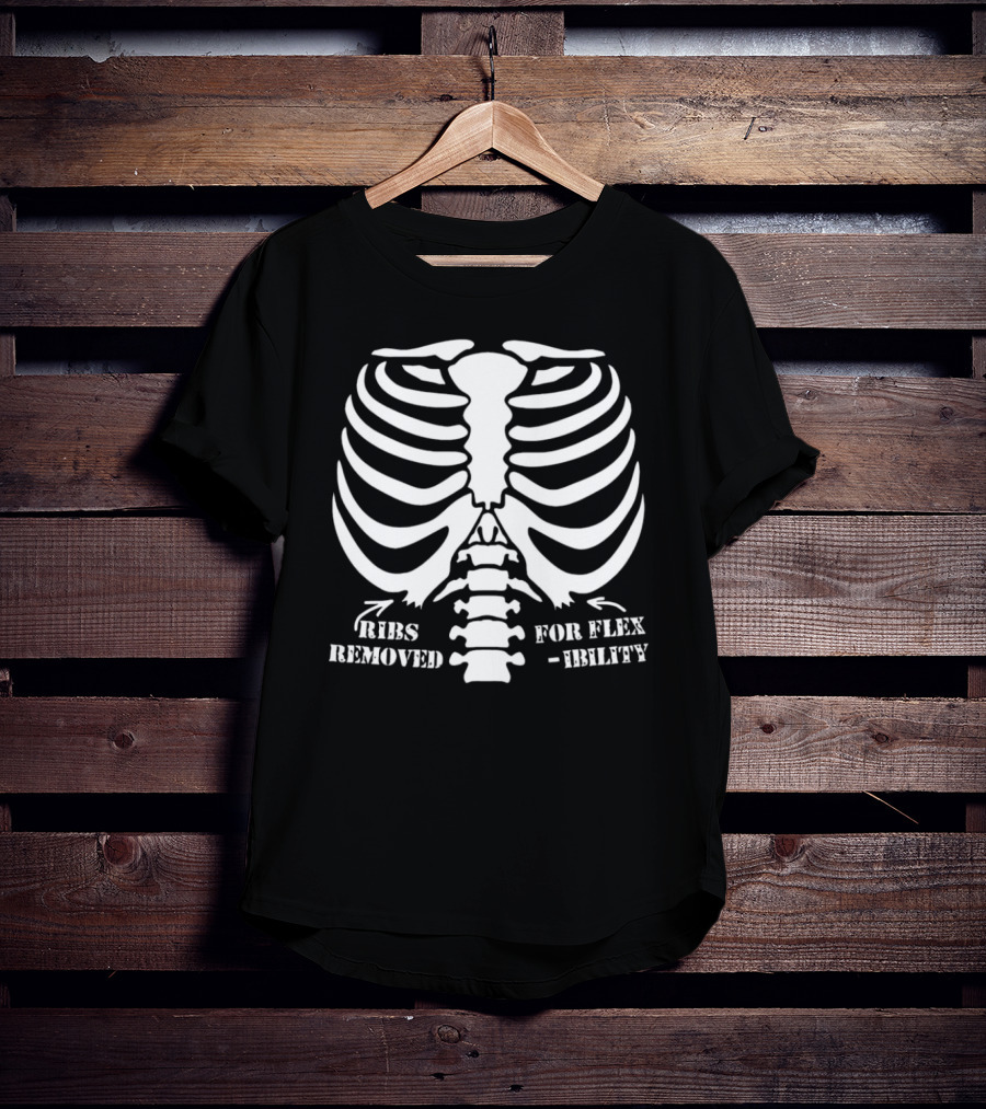 Ribs Removed For Flexibility Skeleton Rib Cage T-Shirt
