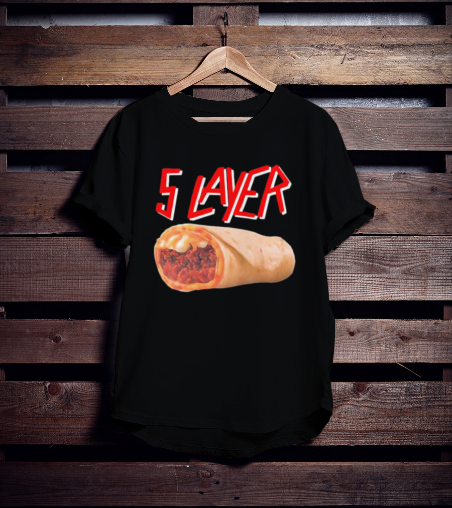5 Layer Burrito South Of Healthy Specific Lads T-Shirt