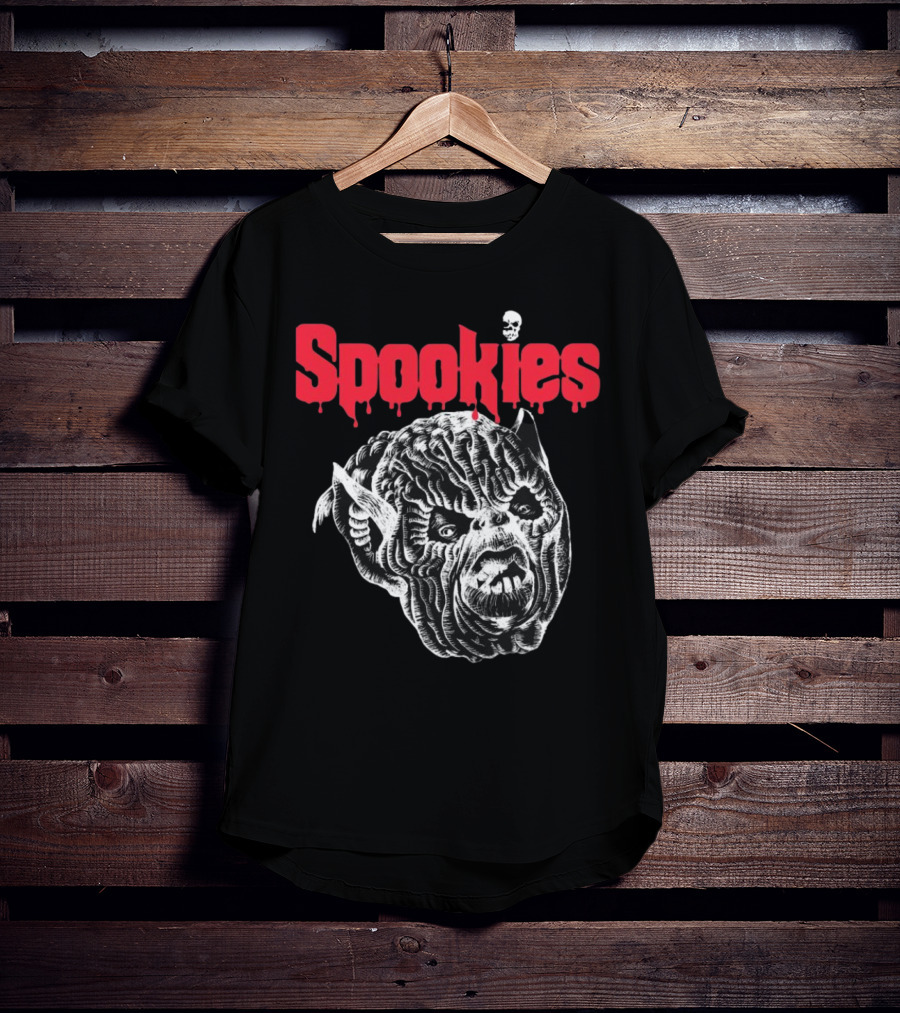 Spookies Terror Vision Creepy Monster Face Horror T-Shirt