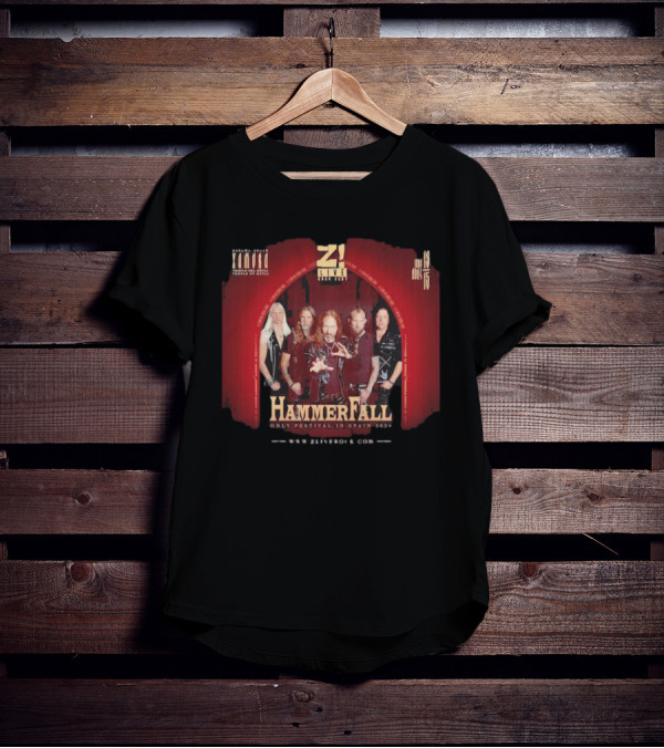 Z Live Rock Fest HammerFall Only Festival In Zamora Spain June 13-15 T-Shirt