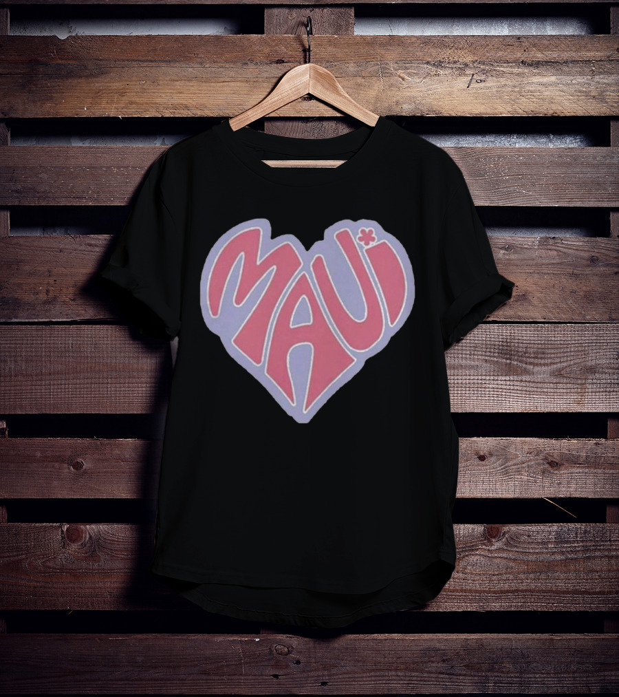 Maui Heart Retro T-Shirt