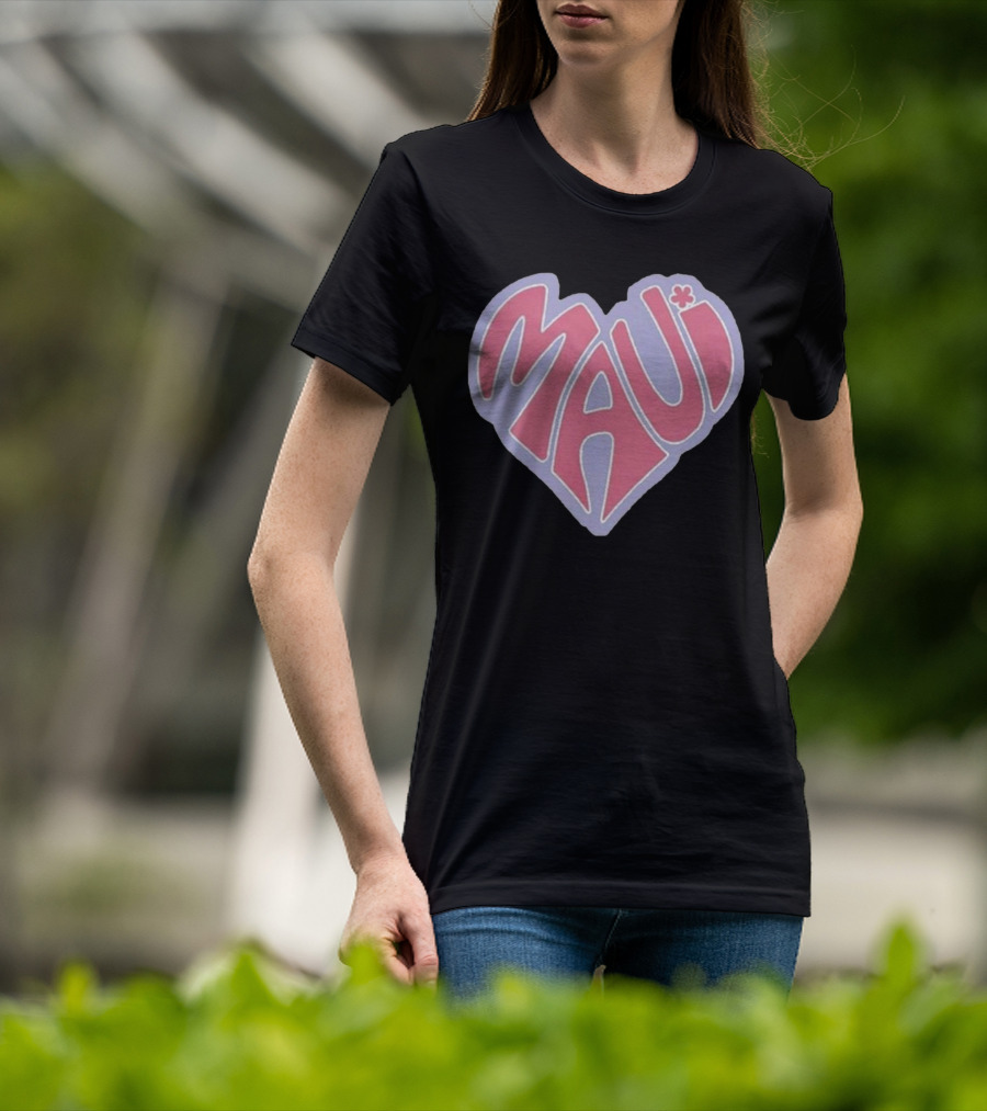 Maui Heart Retro T-Shirt