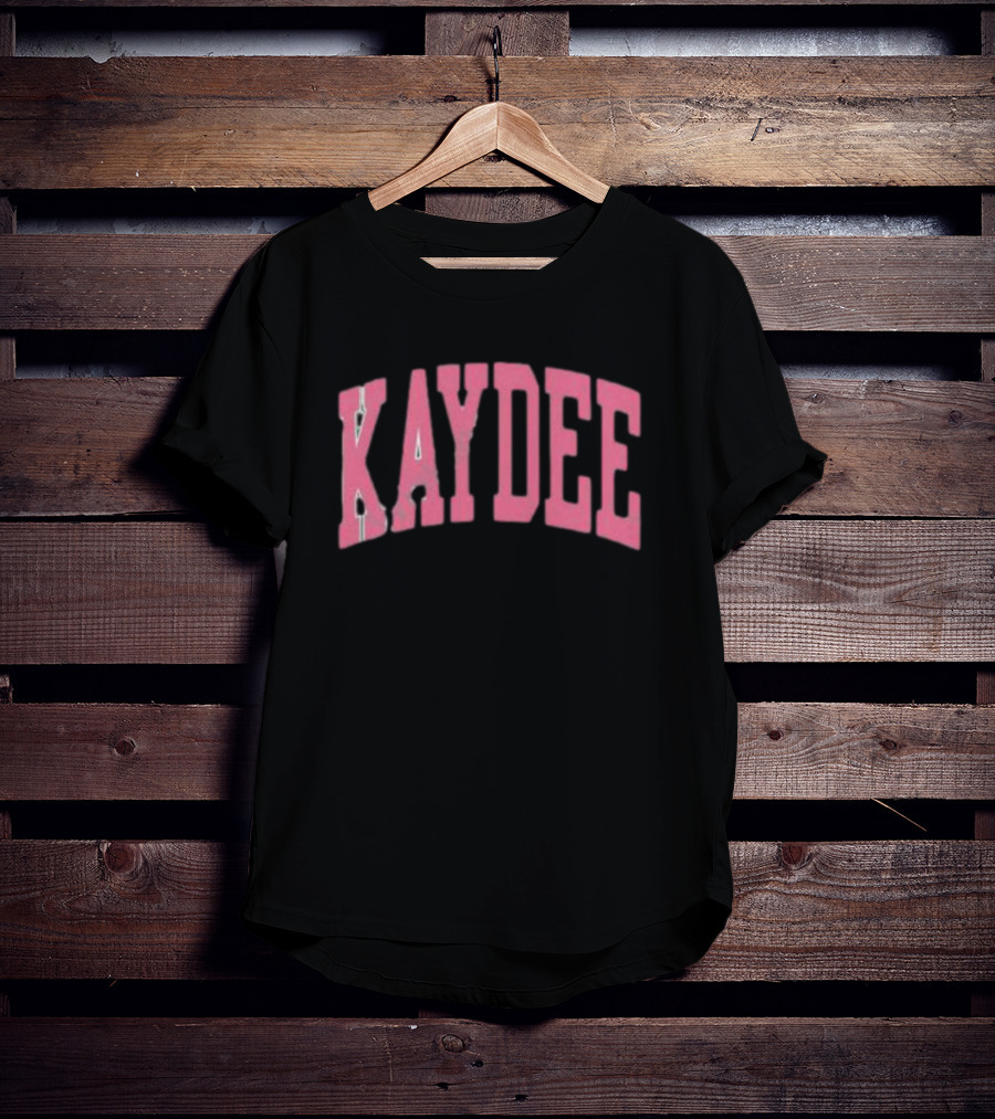 Kappa Delta Kaydee Pink Arched Text T-Shirt
