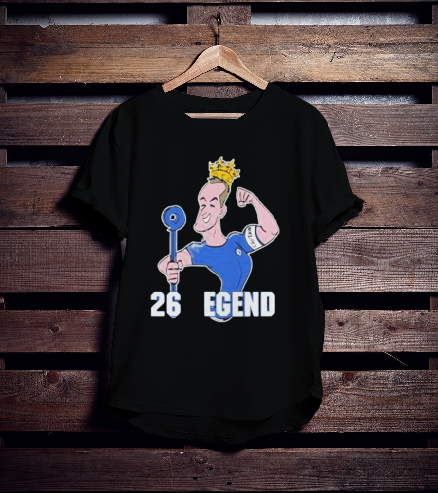 Londons First John Terry 26 Legend Captain Crown T-Shirt