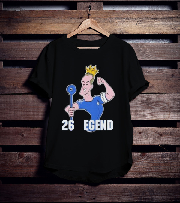 Londons First John Terry 26 Legend Captain Crown T-Shirt