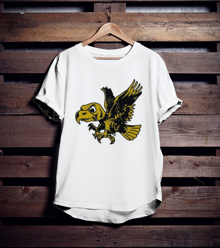 University Of Iowa Vintage Flying Herky Wall Decals T-Shirt