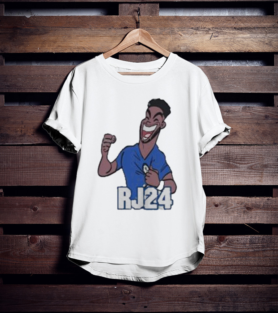 Reece James RJ24 Cartoon Blue Football T-Shirt