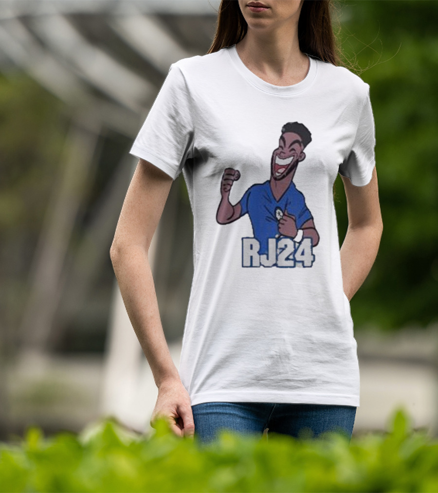 Reece James RJ24 Cartoon Blue Football T-Shirt
