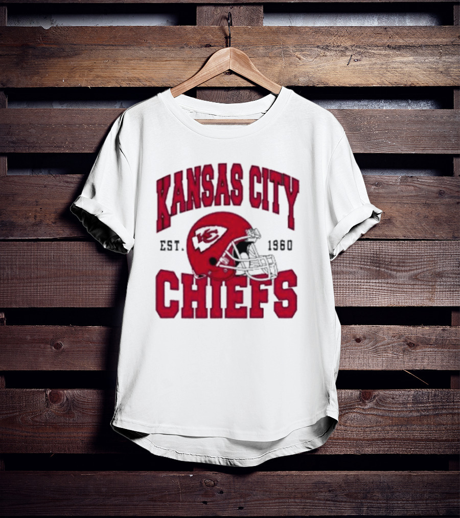 Kansas City Chiefs Est 1960 Helmet Chiefs Football T-Shirt