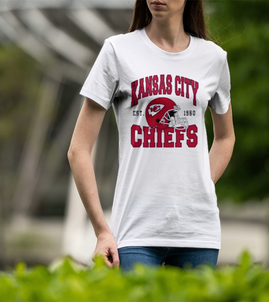Kansas City Chiefs Est 1960 Helmet Chiefs Football T-Shirt