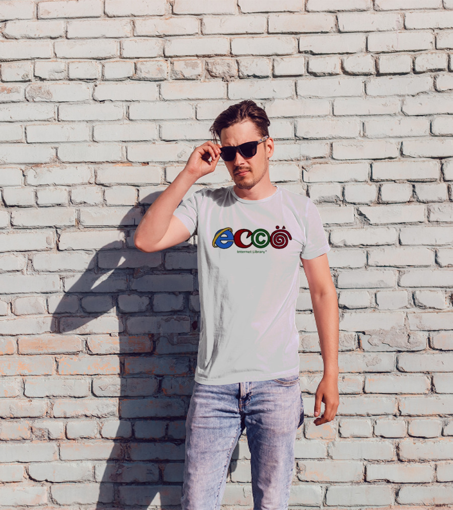 Ecco Internet Library Logo Parody 3Cc0 T-Shirt