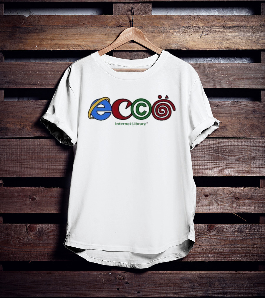 Ecco Internet Library Logo Parody 3Cc0 T-Shirt