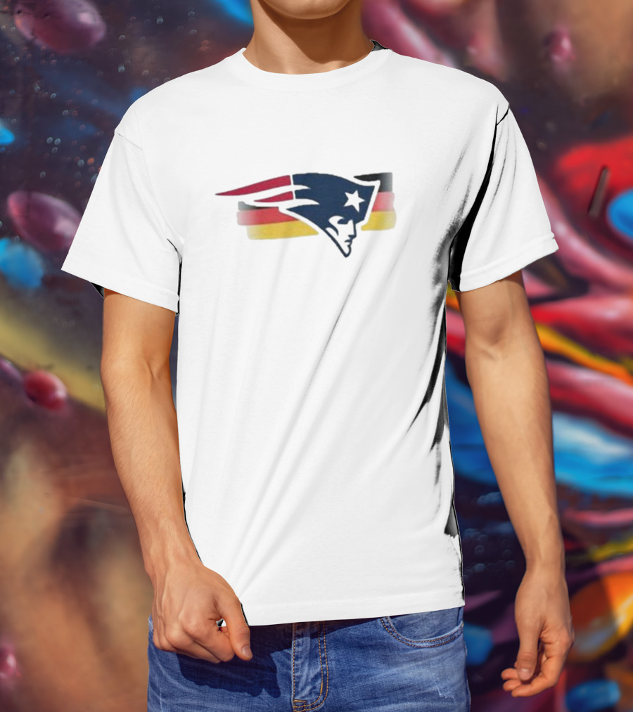 Hunter Henry Patriots Germany NFL Logo Edition T-Shirt