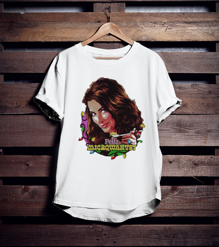 Feliz Microwavery Nordacious Holiday Lights T-Shirt