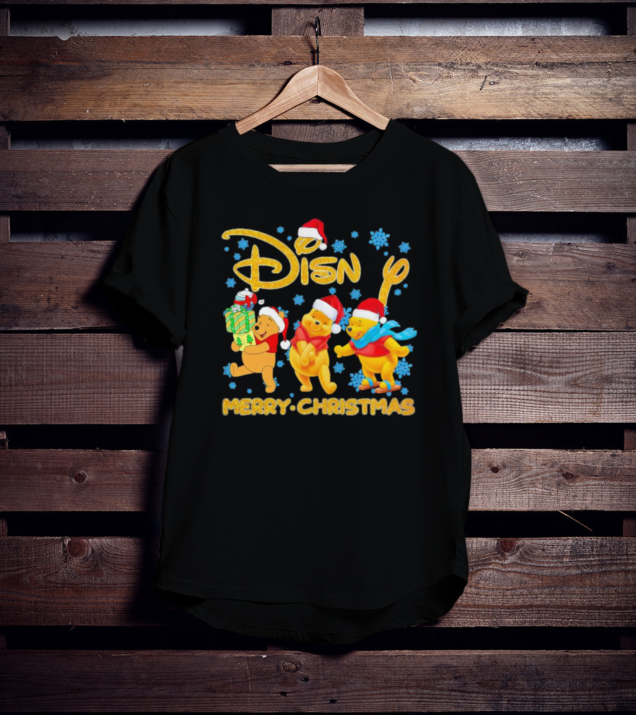 Disney Winnie-the-Pooh Santa Merry Christmas T-Shirt