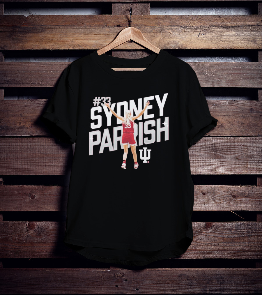 33 Sydney Parrish Indiana Basketball Hoosiers T-Shirt