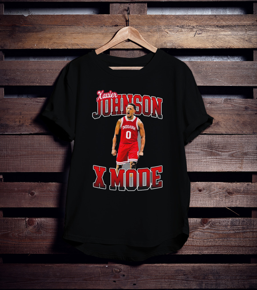 Xavier Johnson X-Mode Indiana Basketball Player T-Shirt