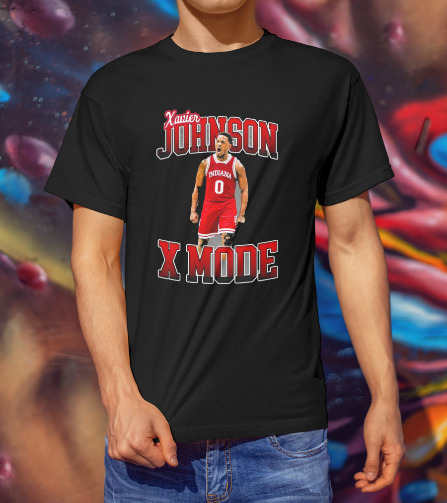 Xavier Johnson X-Mode Indiana Basketball Player T-Shirt