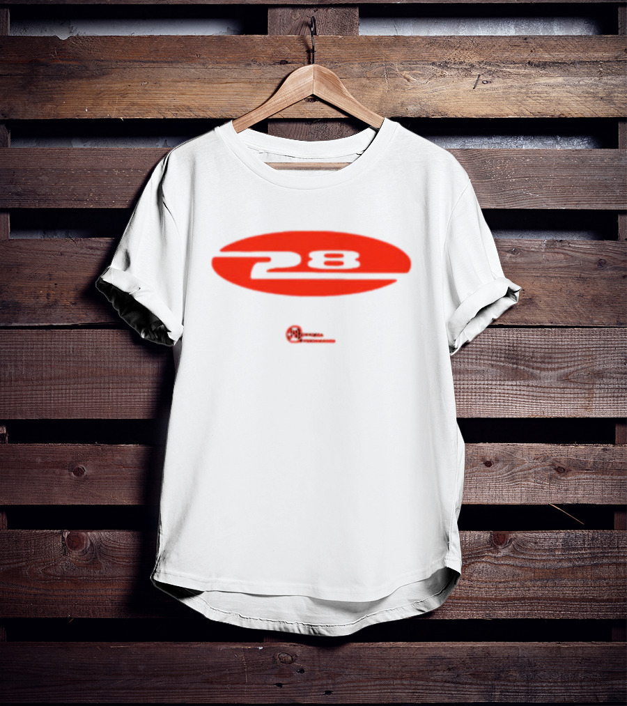 28 Official Programme Logo Red Oval T-Shirt