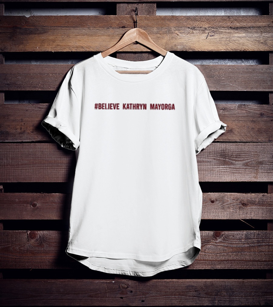 Believe Kathryn Mayorga Black T-Shirt