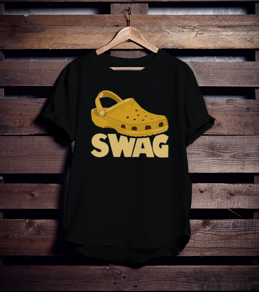 Croc Swag Yellow Clogs T-Shirt