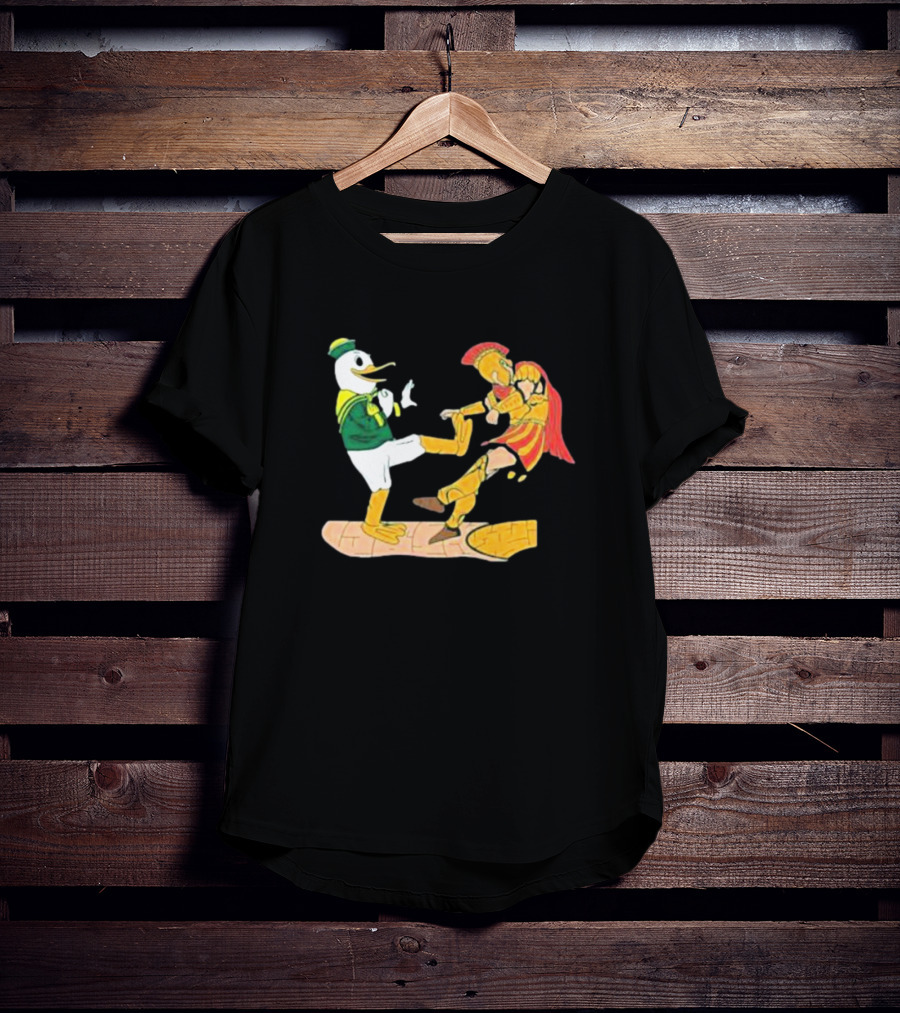 Ports Or Kick Oregon Duck Vs. USC Trojan Kickoff Showdown T-Shirt
