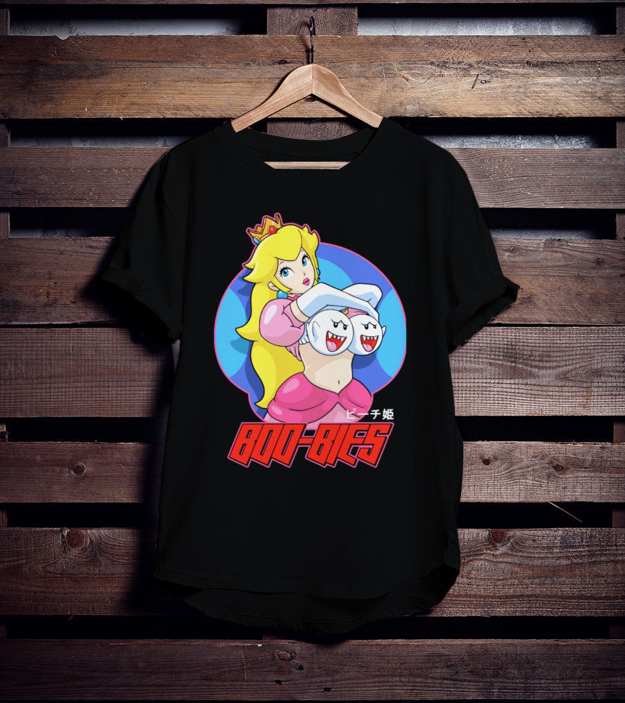 Princess Peach Boo-Bies ピーチ姫 T-Shirt