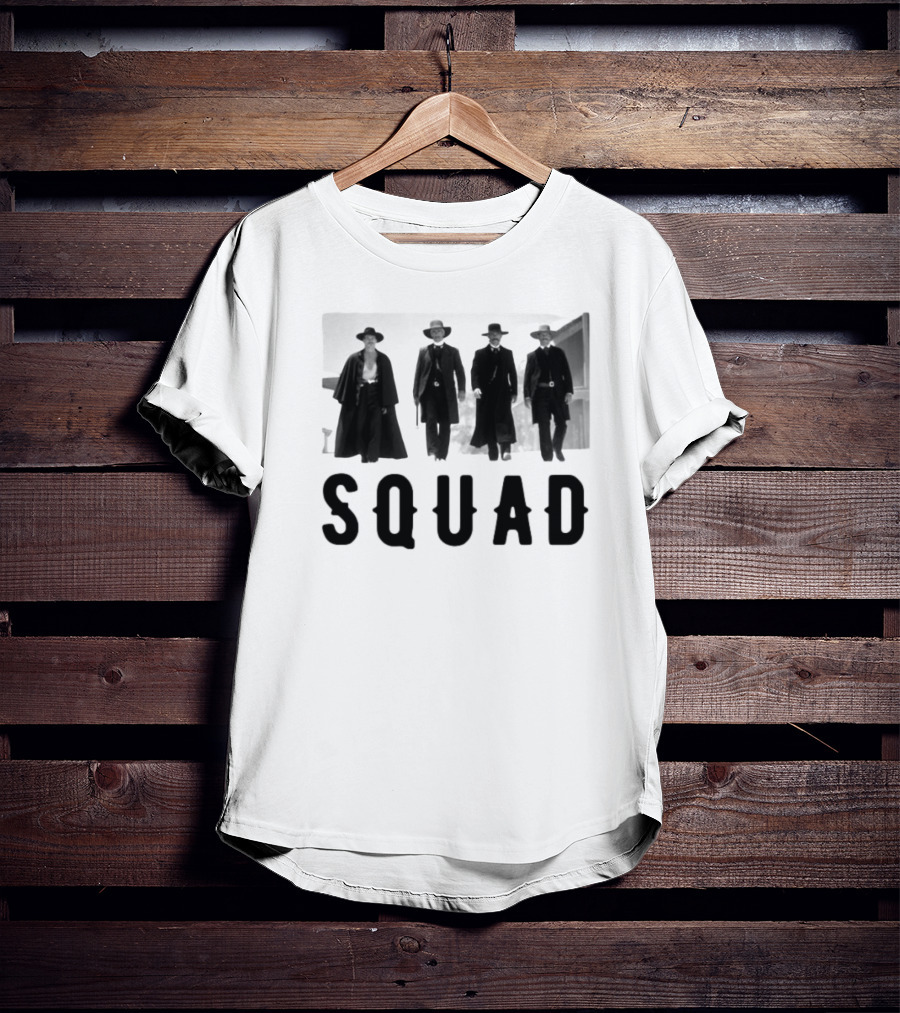 Tombstone Squad Western Cowboy Outlaws T-Shirt