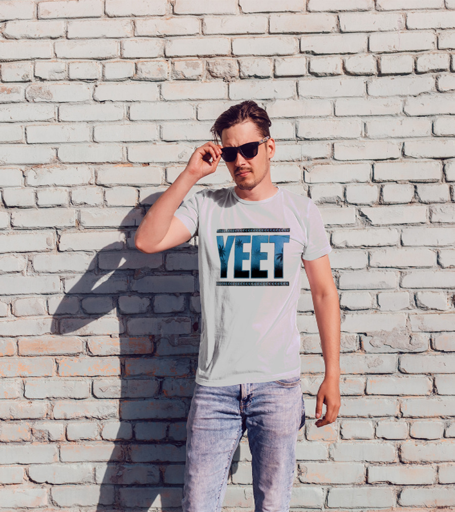 Yeet Jey Uso Tropical Print T-Shirt