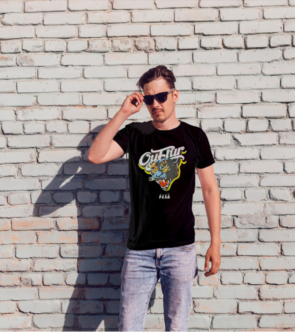 Ouftur Panther Over Fear T-Shirt