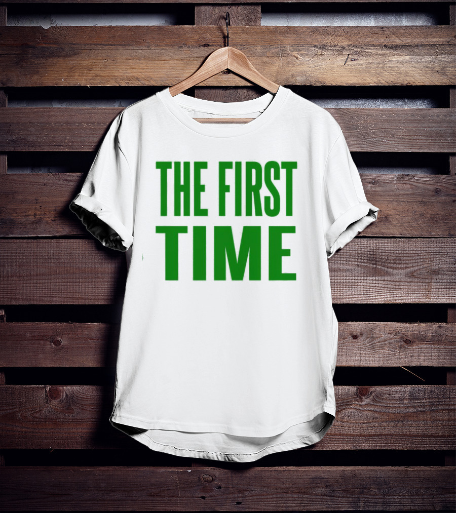 The Kid Laroi The First Time Bold Green Text T-Shirt
