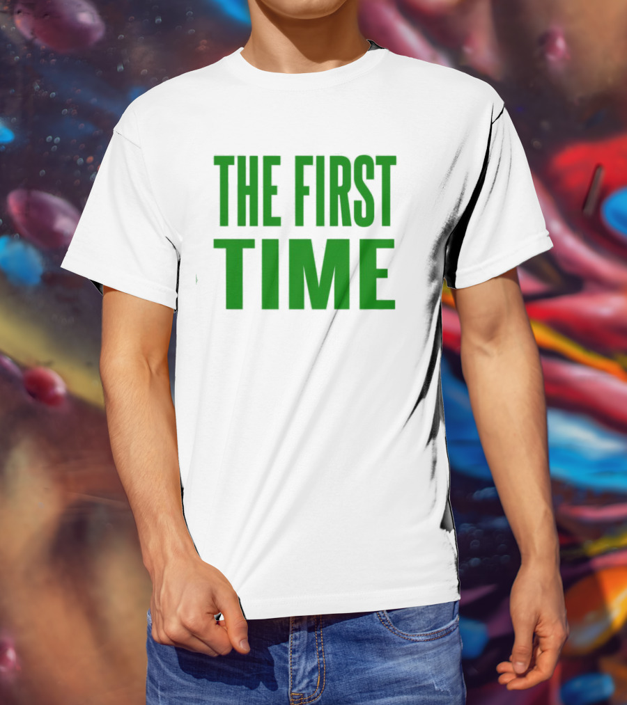The Kid Laroi The First Time Bold Green Text T-Shirt