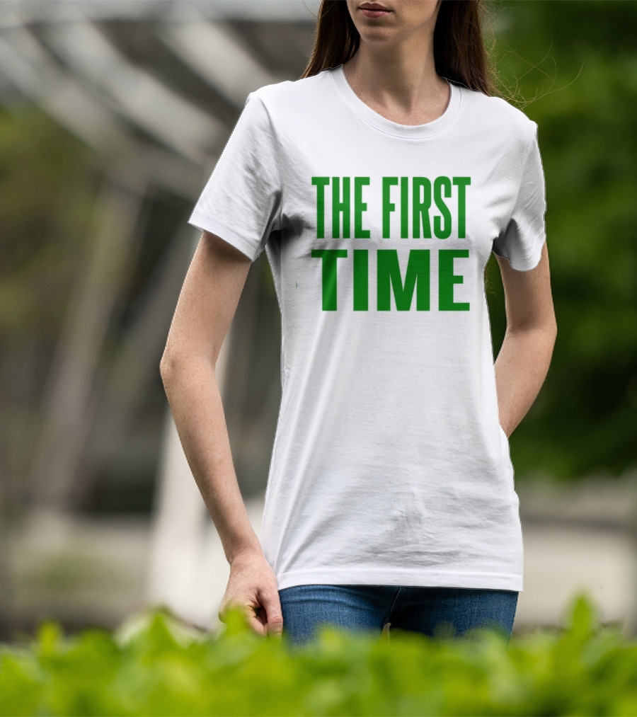 The Kid Laroi The First Time Bold Green Text T-Shirt