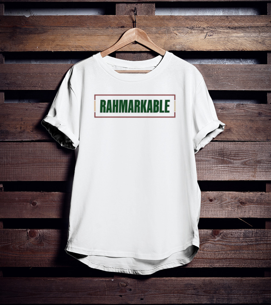 Rahmarkable Block Text T-Shirt