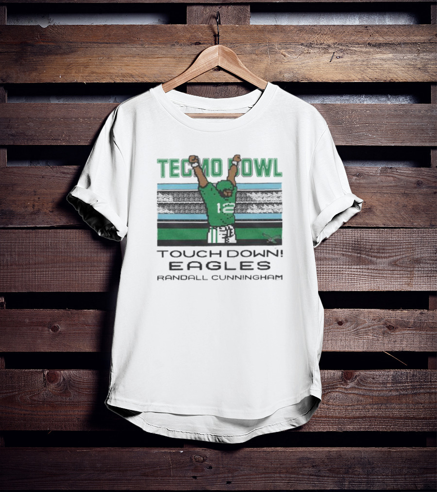 Tecmo Bowl Touchdown Eagles Randall Cunningham T-Shirt
