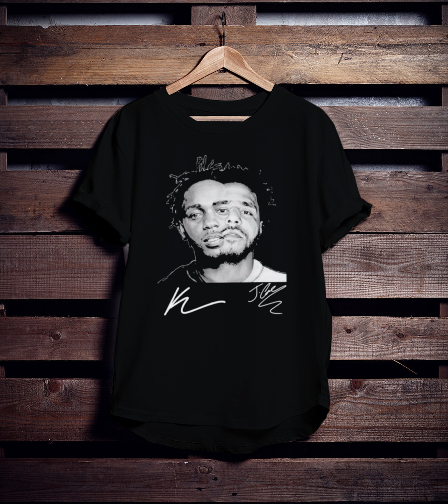 J Cole Kendrick Lamar Signatures Hip Hop Fusion T-Shirt