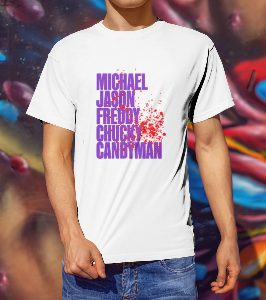 Michael Jason Freddy Chucky Candyman Horror Legends T-Shirt