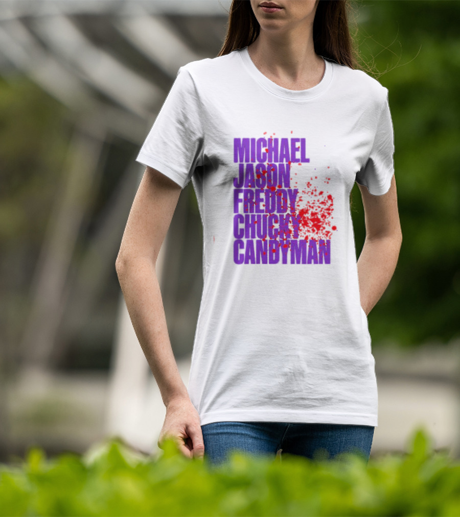 Michael Jason Freddy Chucky Candyman Horror Legends T-Shirt
