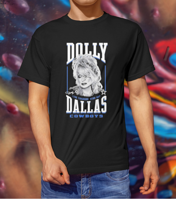 Dolly Parton Live Thanksgiving Day Dallas Cowboys T-Shirt