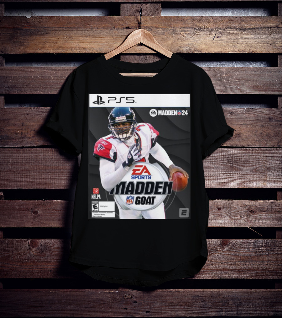PS5 EA Sports Madden 24 NFLPA Michael Vick Madden GOAT NFL T-Shirt