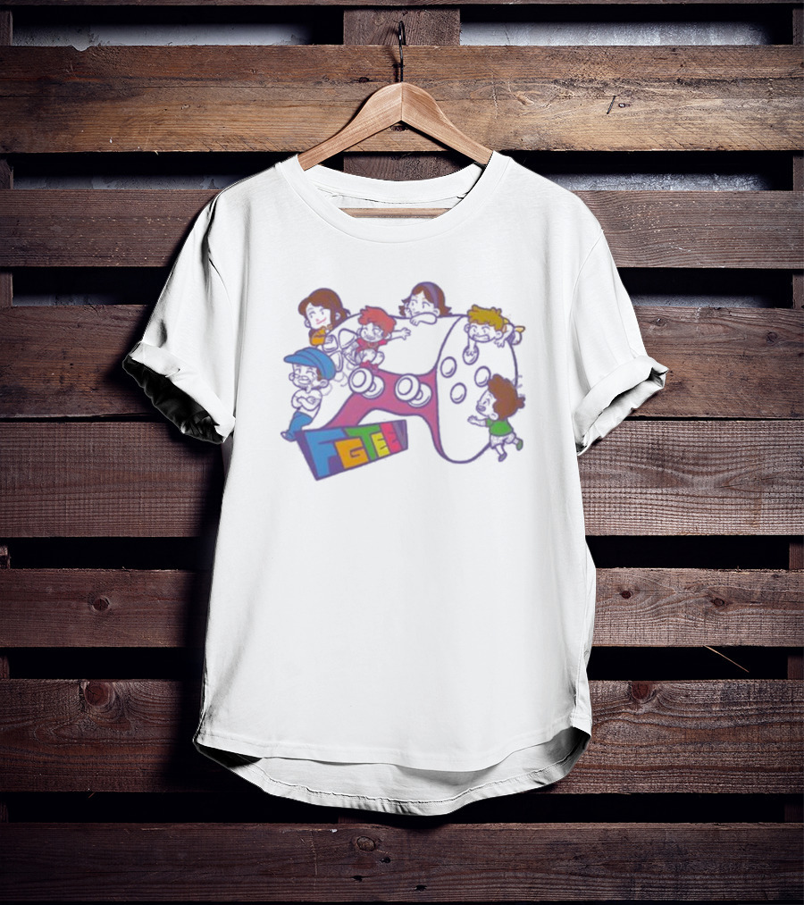 FGTeeV Outta Control Gamer Characters On Game Controller T-Shirt
