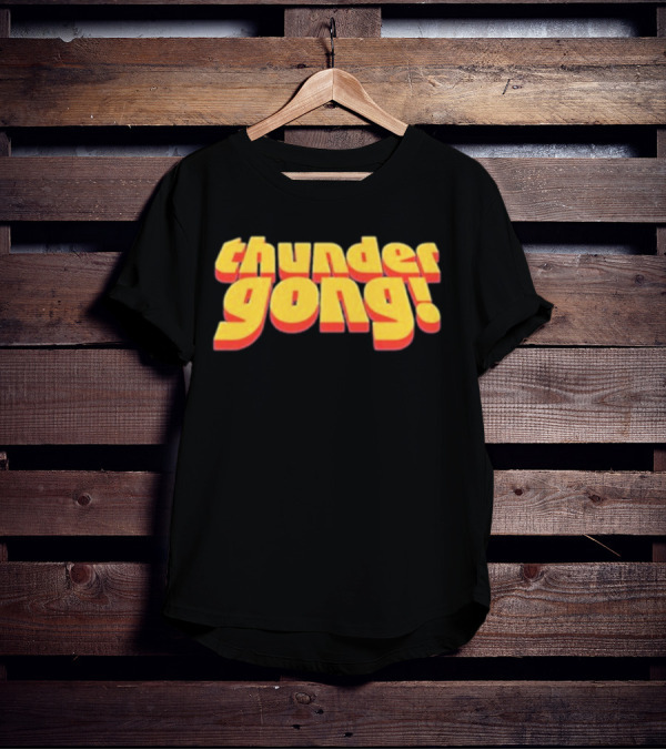 Thunder Gong 3D Retro T-Shirt