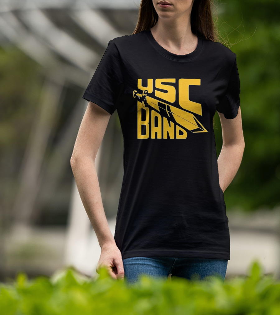 Olivia Rodrigo USC Trojans Band Sword Marching Russell T-Shirt