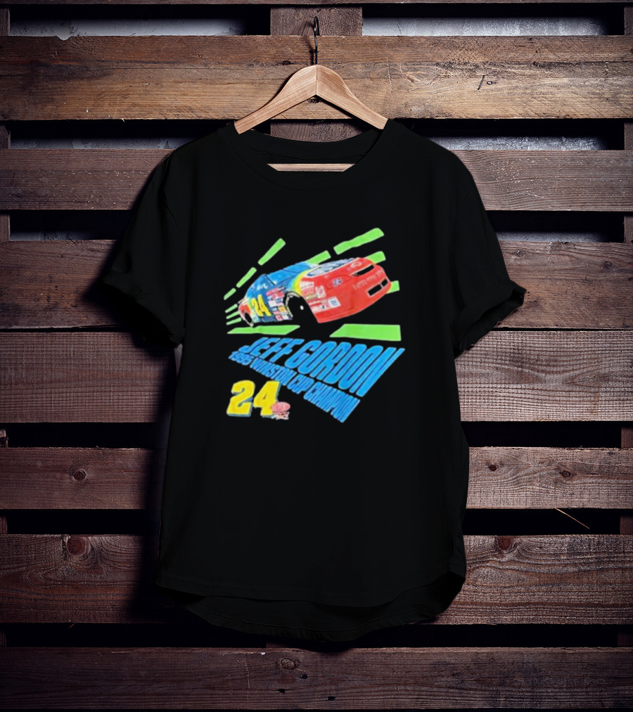 Jeff Gordon 1995 Winston Cup Champion 24 Car Racing Vintage T-Shirt