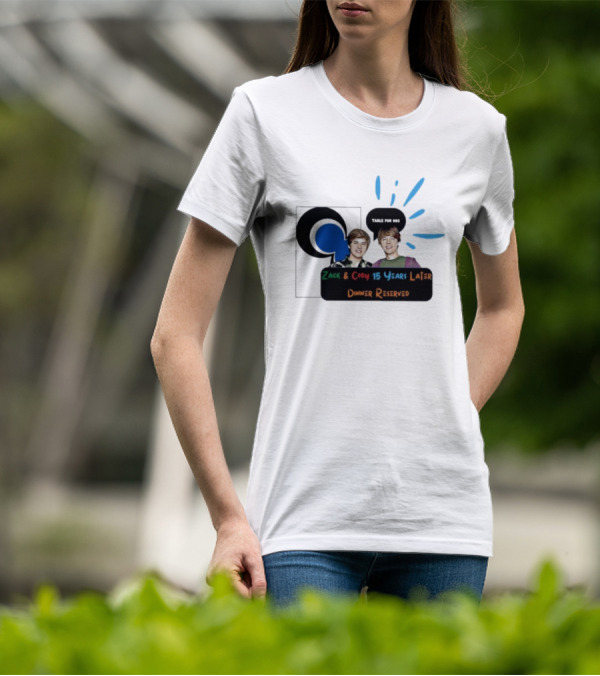 Zack And Cody 15 Years Later Table For 605 Dinner Reserved T-Shirt