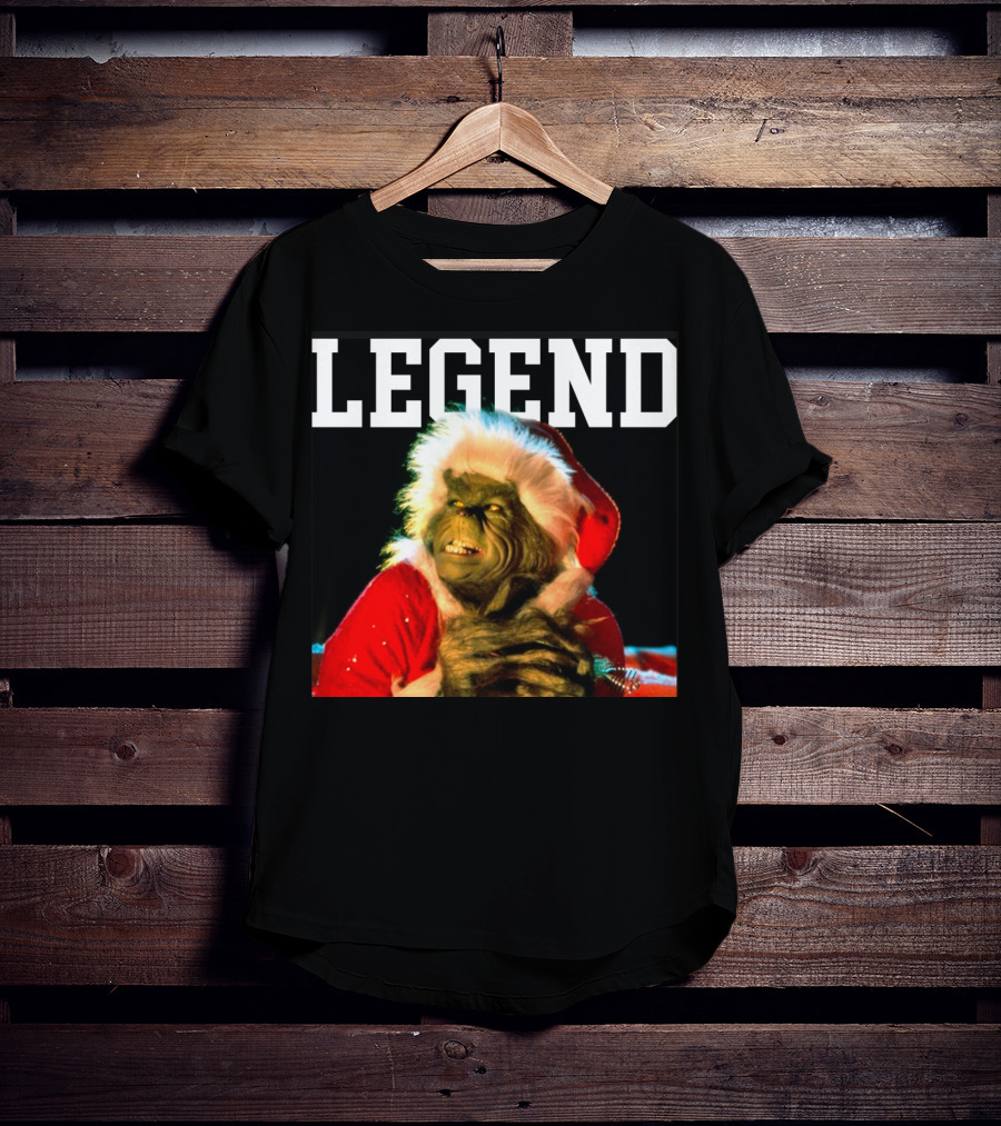 Grinch Legend Santa Christmas T-Shirt