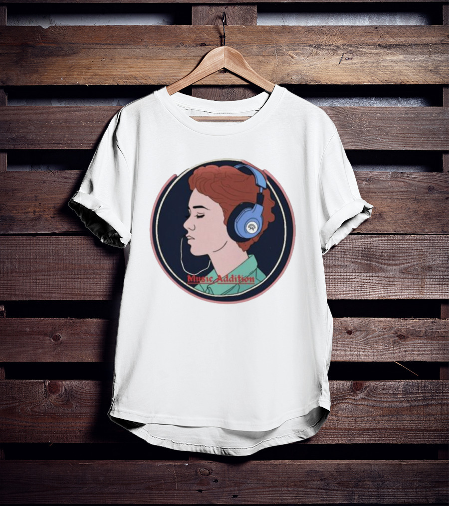 Music Addition Groove In Style Headphone Harmony For Enthusiasts T-Shirt