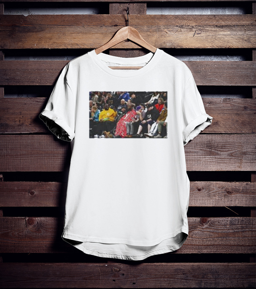 Jidion Getting A Haircut Courtside At NBA Game T-Shirt